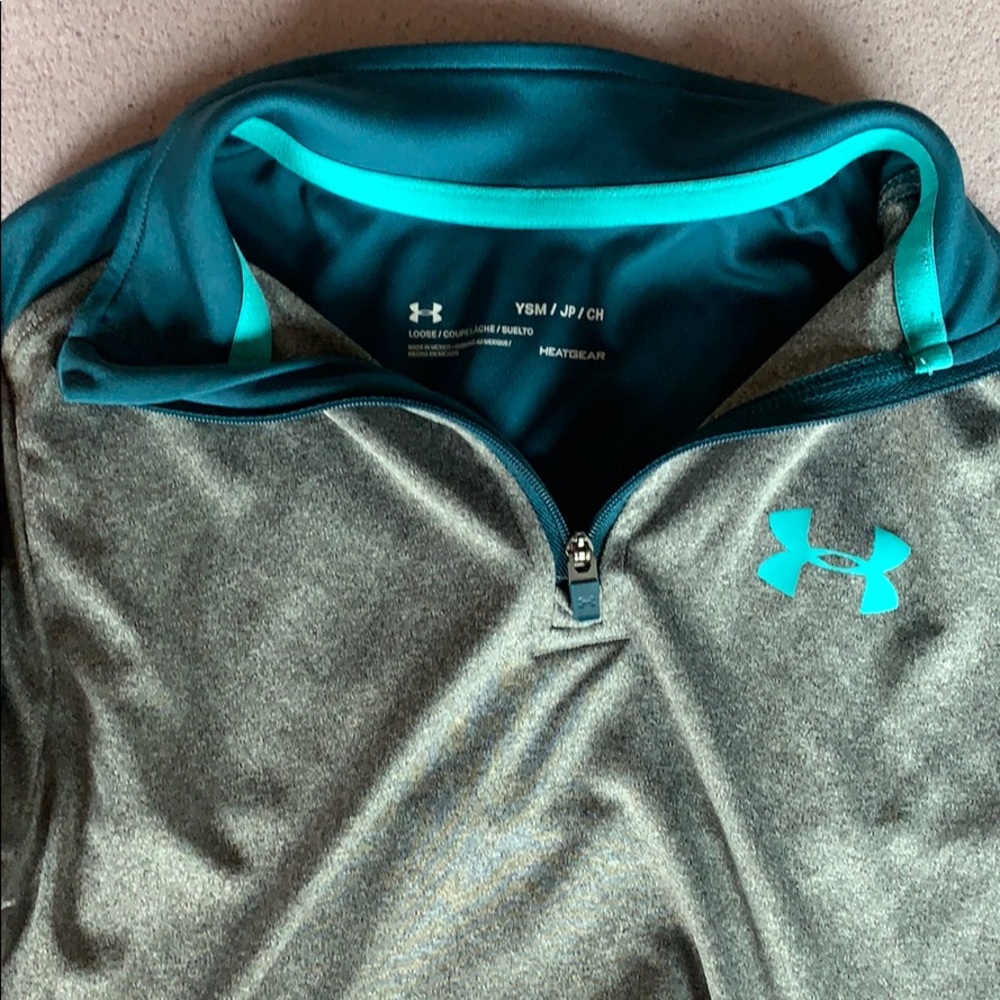 Boys S Under Armour 1/3 zip